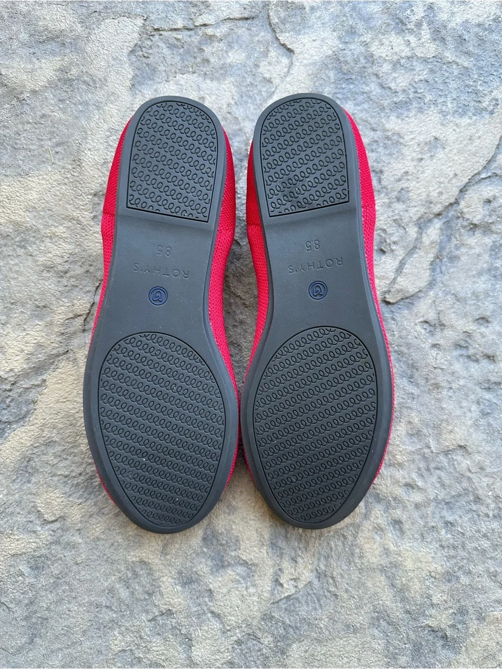 Rothy’s Daily Flats Women’s Size 8.5 Cherry Red Shoes